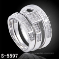 Neue Ankunft Mode 925 Silber Schmuck Paar Ring (S-5597)